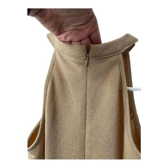 Altar’d State Champagne Cut-Put Mini Dress Size S - Picture 4 of 5